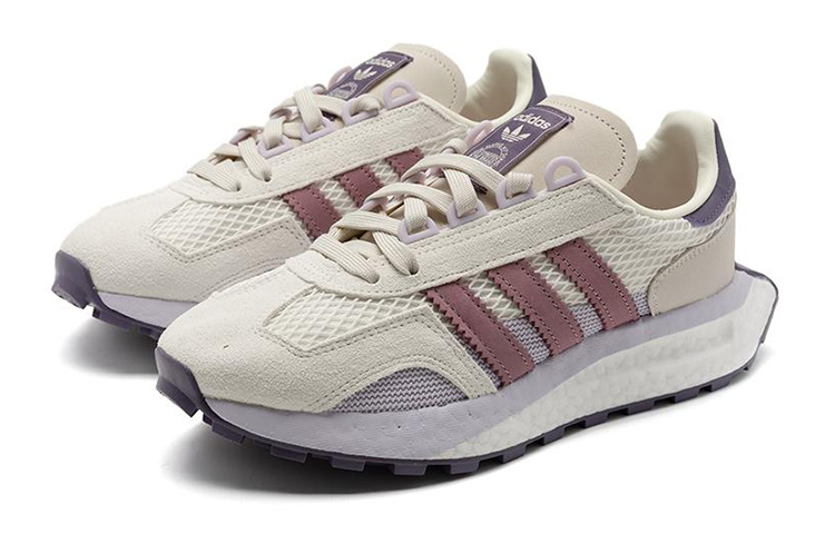 (Women) adidas Originals Retropy E5 Shoes ‚Beige White Purple‘