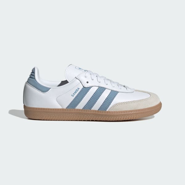 (Women) Adidas Samba OG Sneakers Cloud White/Alumina/Ash Blue