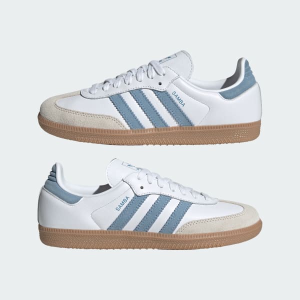 (Women) Adidas Samba OG Sneakers Cloud White/Alumina/Ash Blue