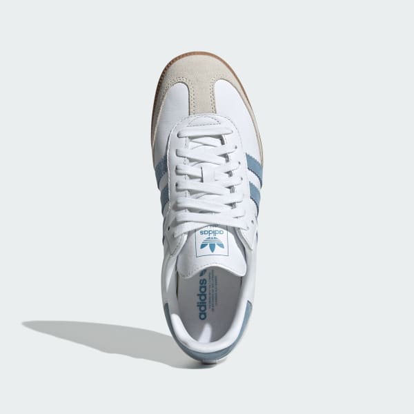 (Women) Adidas Samba OG Sneakers Cloud White/Alumina/Ash Blue