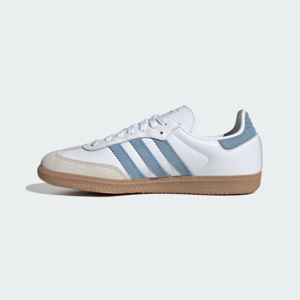 (Women) Adidas Samba OG Sneakers Cloud White/Alumina/Ash Blue