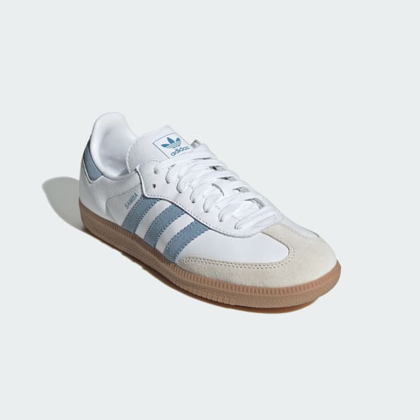 (Women) Adidas Samba OG Sneakers Cloud White/Alumina/Ash Blue
