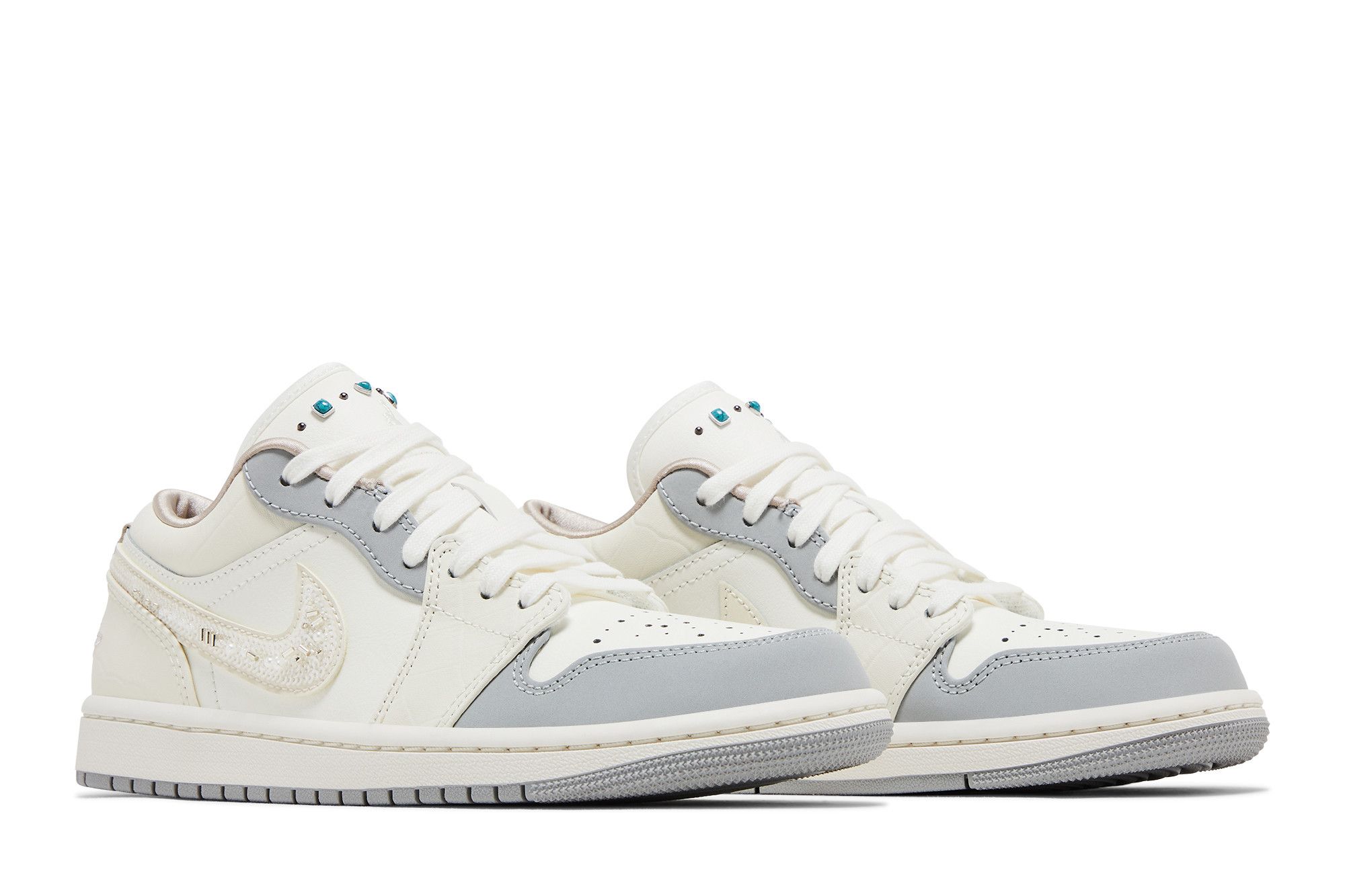 (Women) Air Jordan 1 Low ‚Sail Soft Pearl Sequins‘