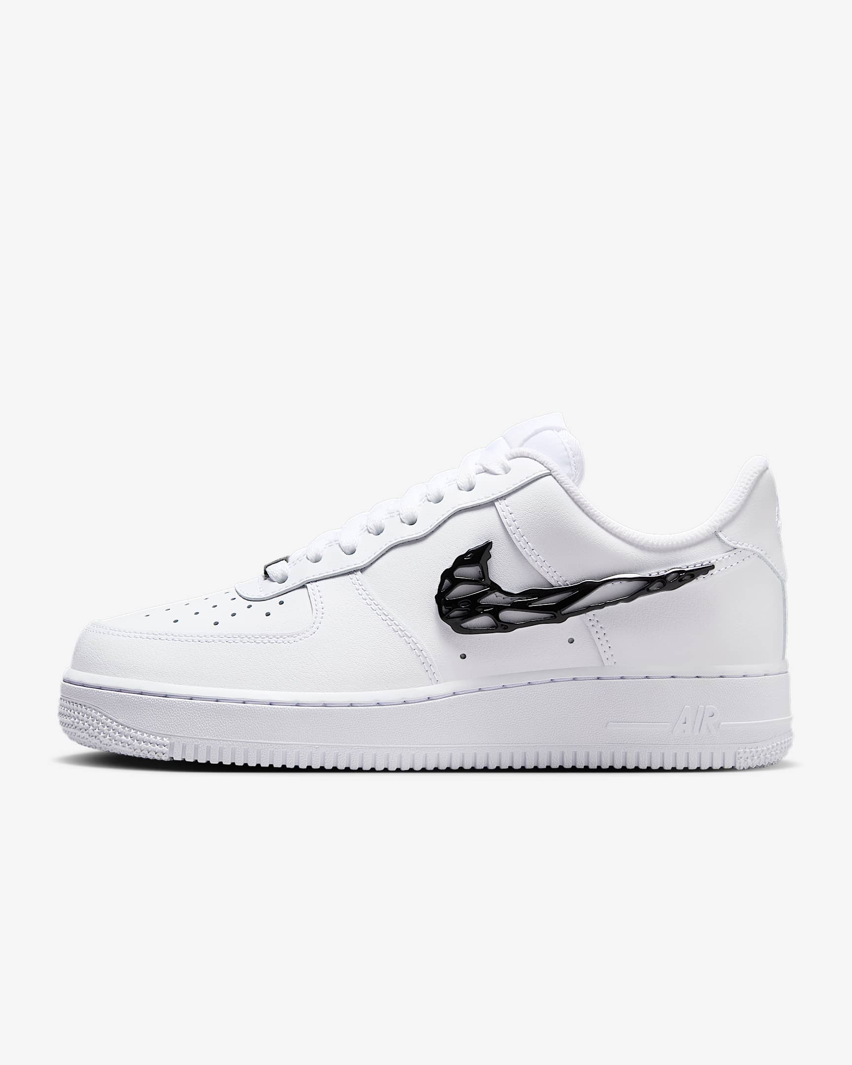 (Women) Nike Air Force 1 ’07 LX ‚Molten Metal Swoosh Pack - Black‘