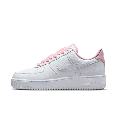 (Women) Nike Air Force 1 ’07 Vintage Pink Foam/Gray Fog/Metallic Silver/White
