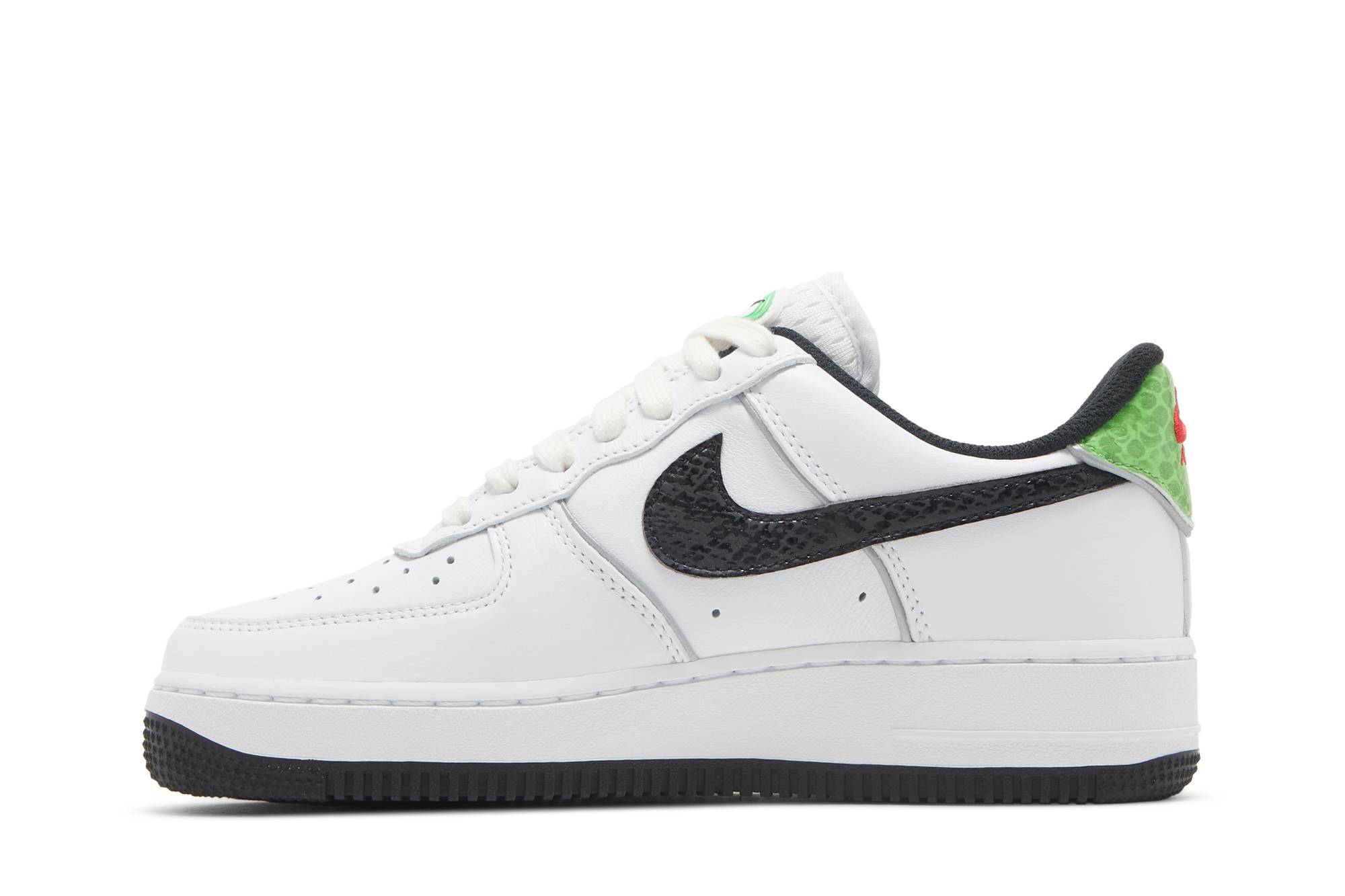 (Women) Nike Air Force 1 Low ’07 Just Do ItSnakeskin White Black