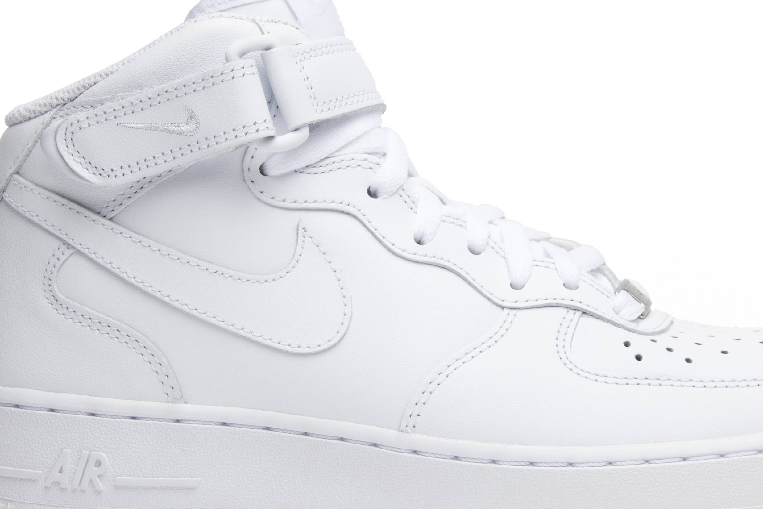 (Women) Nike Air Force 1 Mid 07 Leather ‚Triple White‘