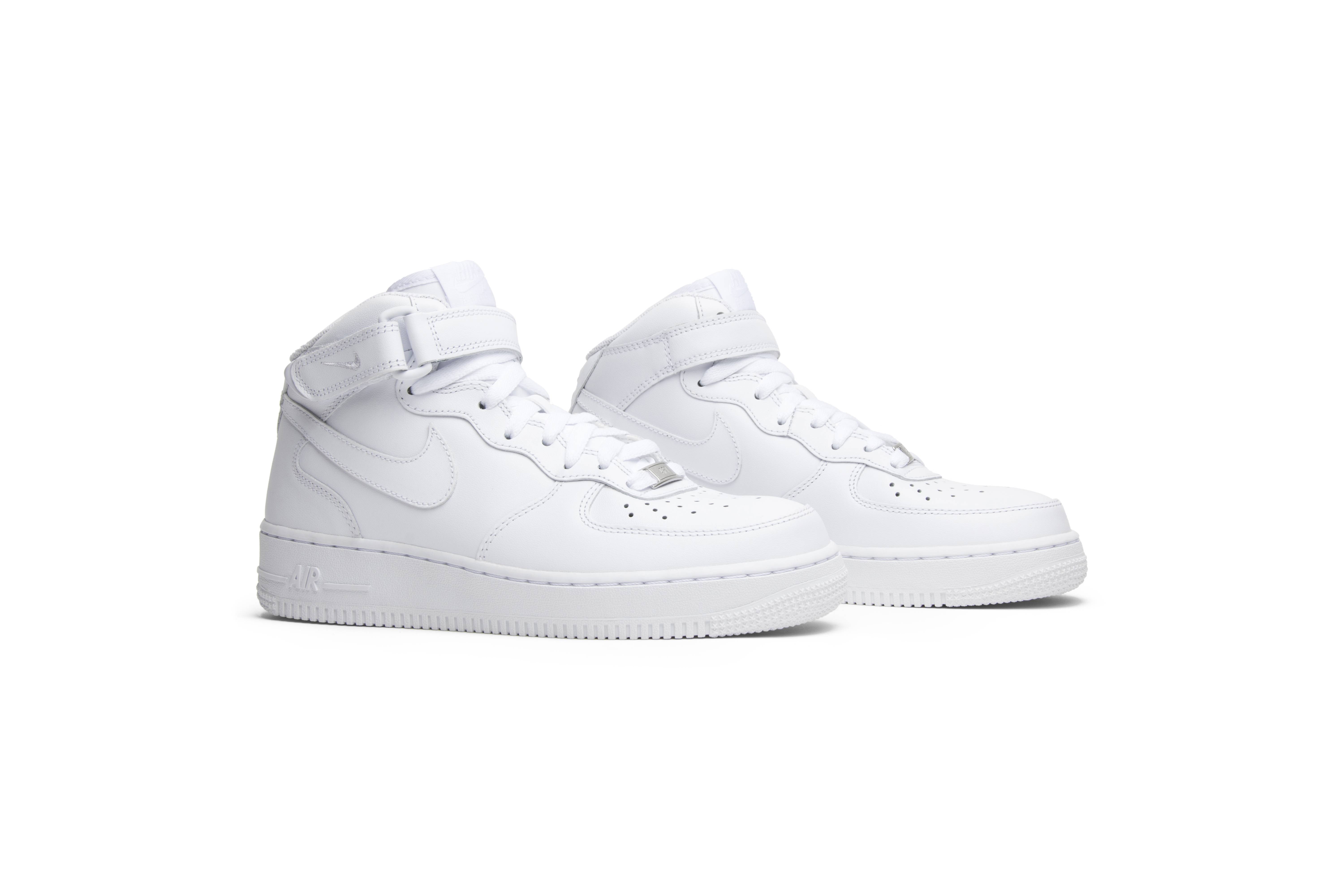 (Women) Nike Air Force 1 Mid 07 Leather ‚Triple White‘