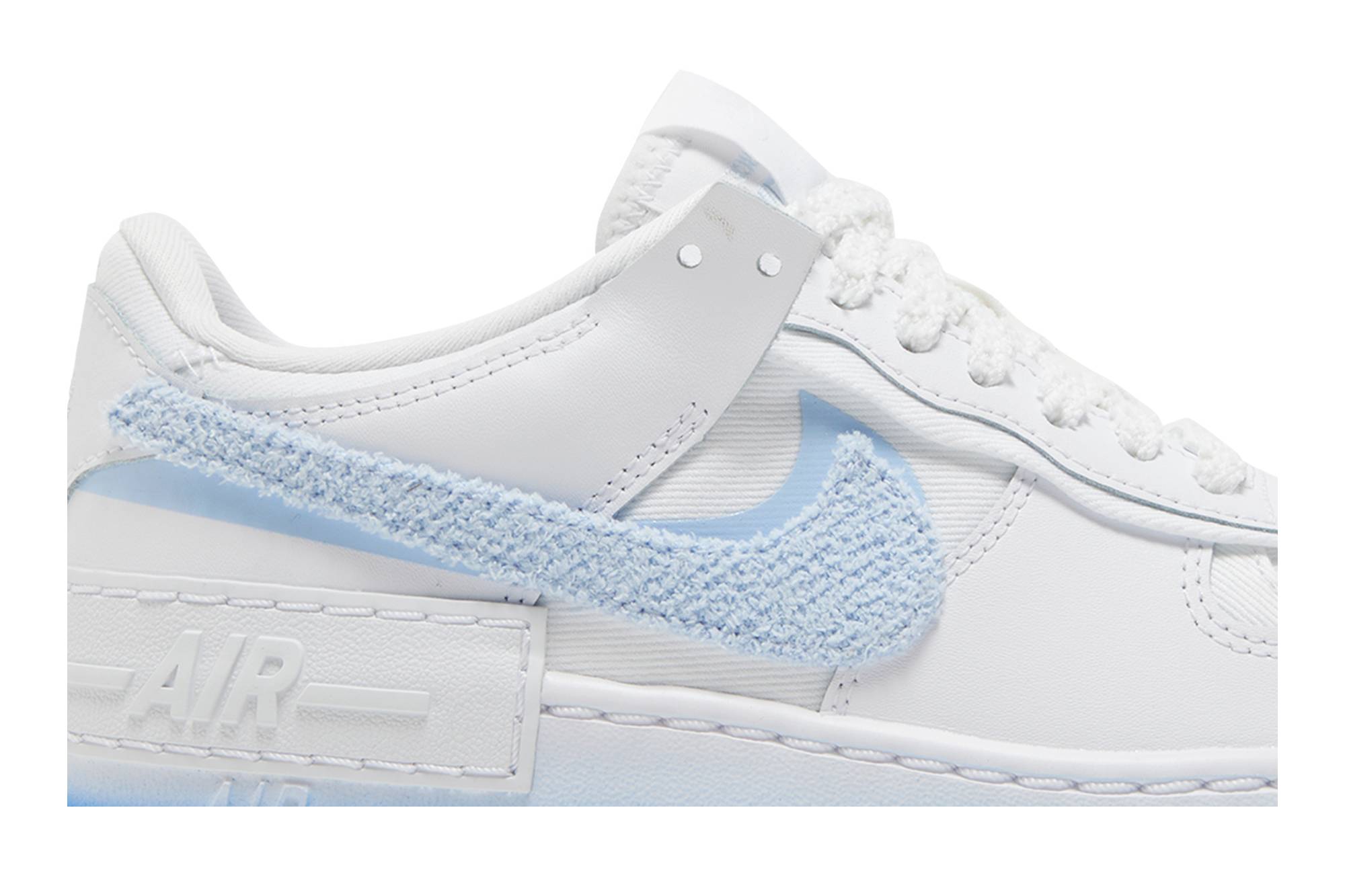 (Women) Nike Air Force 1 Shadow ‚Chenille Swoosh - Blue Tint‘