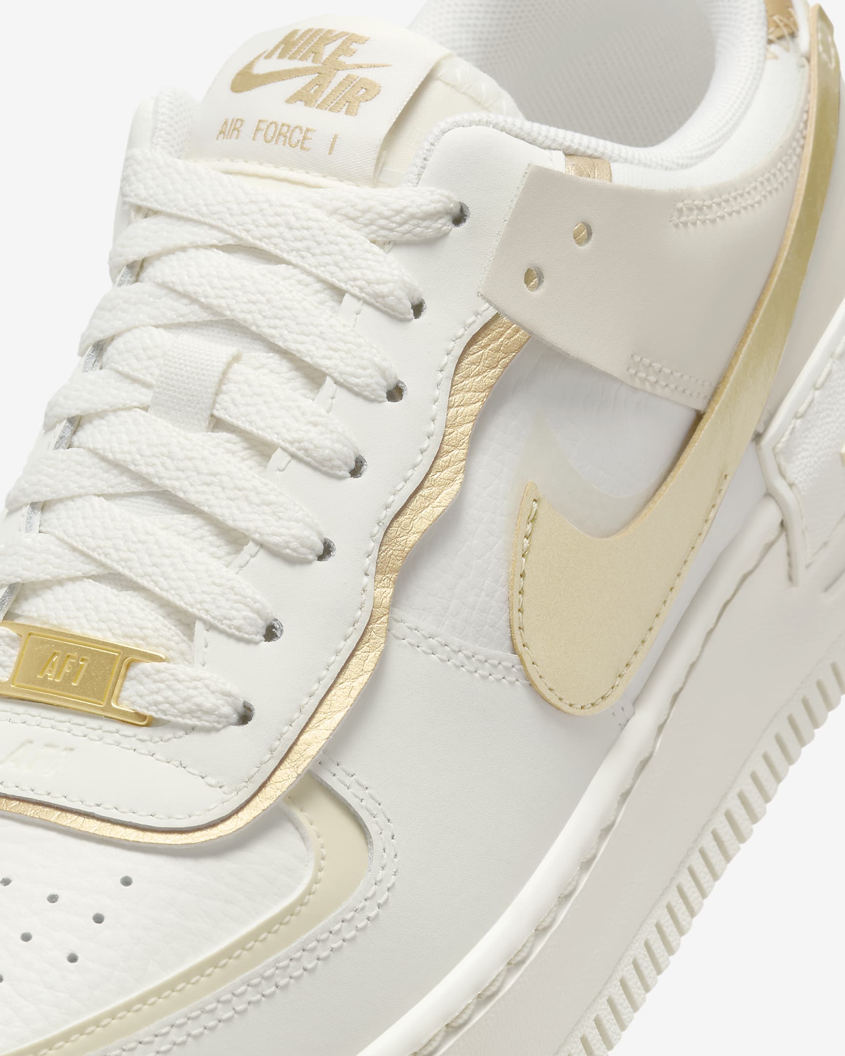 (Women) Nike Air Force 1 Shadow ‚Sail Metallic Gold‘