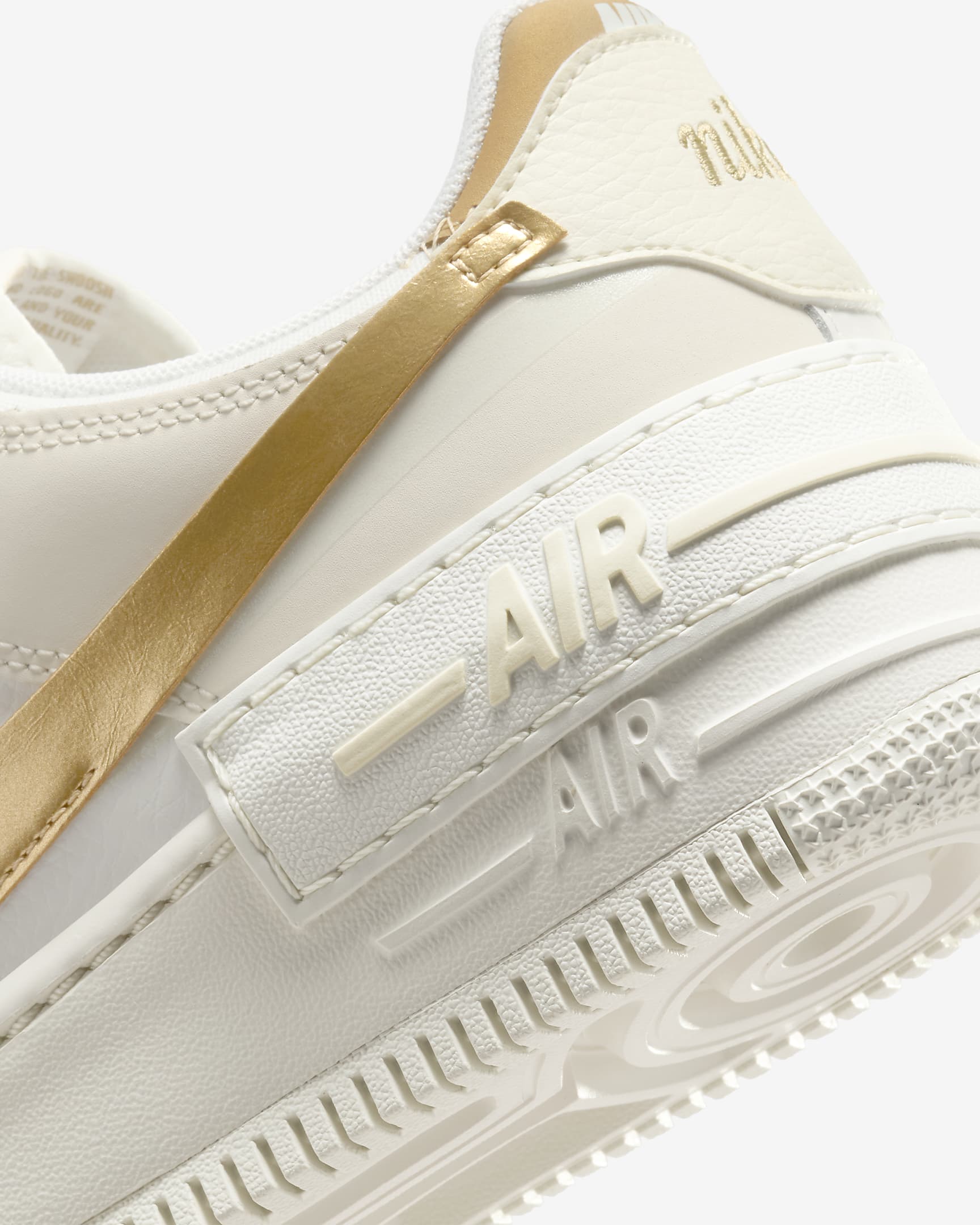 (Women) Nike Air Force 1 Shadow ‚Sail Metallic Gold‘