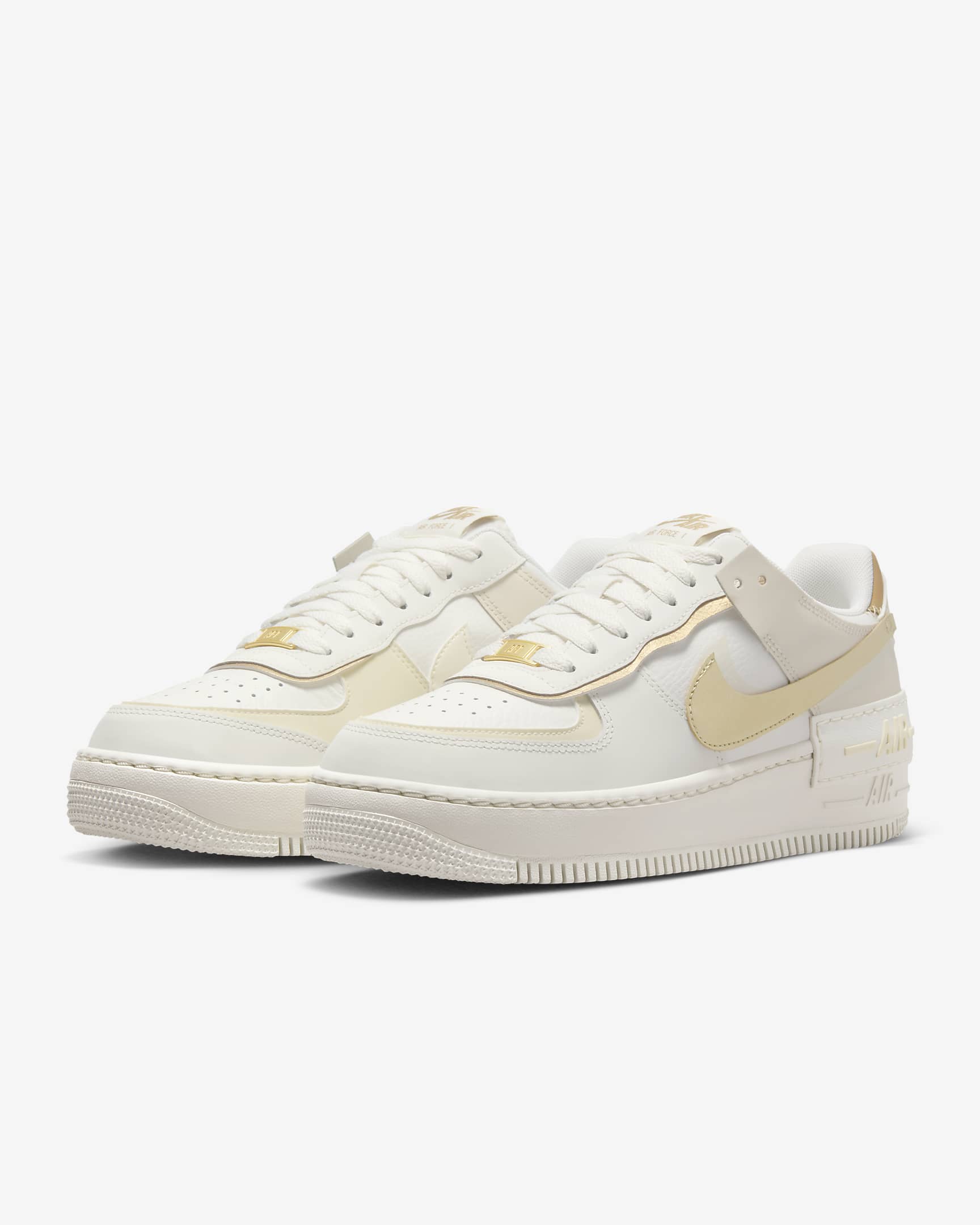 (Women) Nike Air Force 1 Shadow ‚Sail Metallic Gold‘