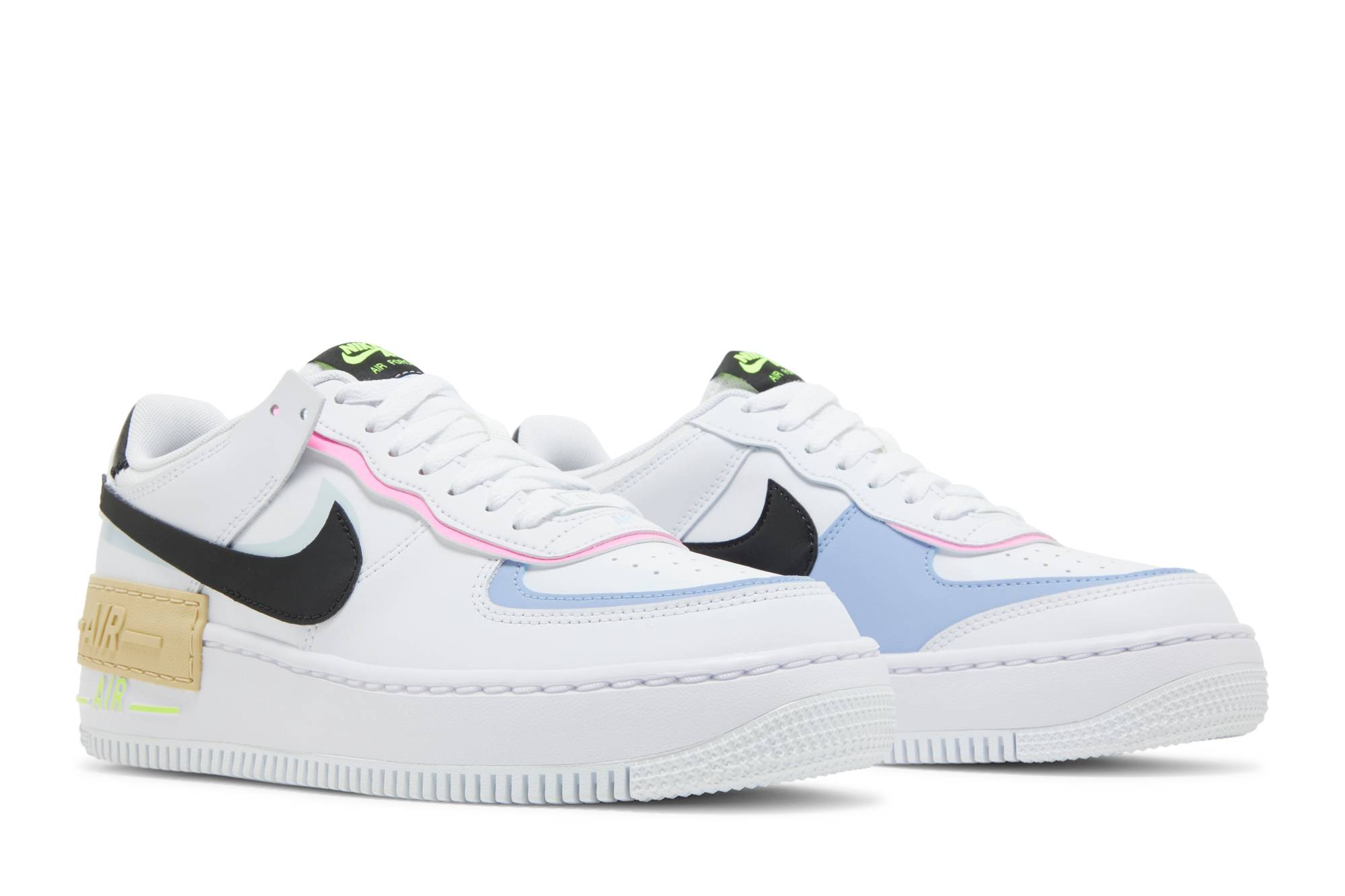 (Women) Nike Air Force 1 Shadow ‚White Black Pastel‘