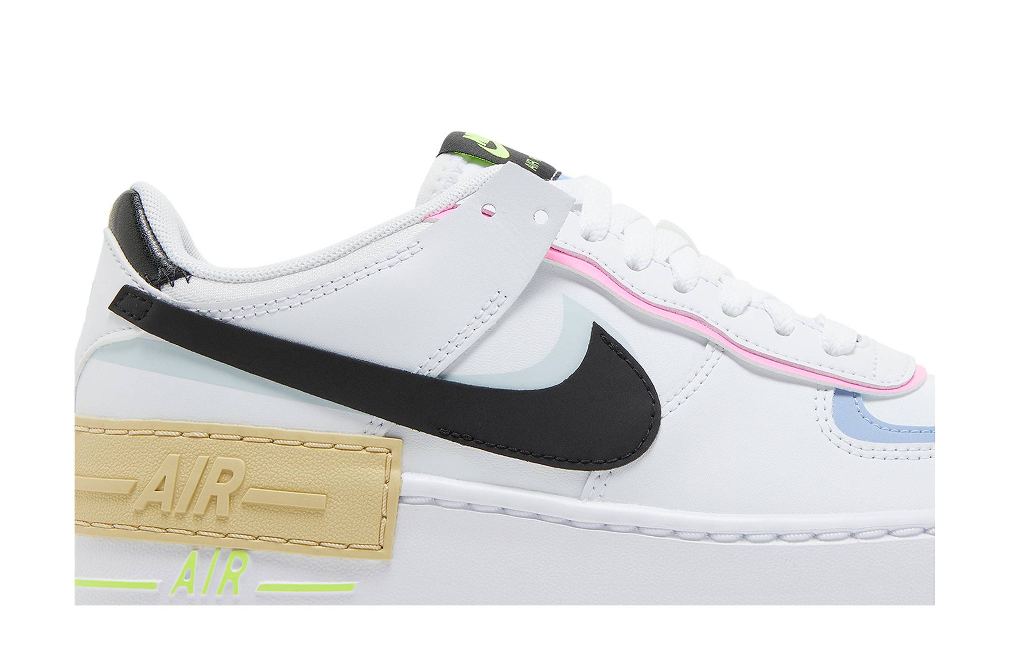 (Women) Nike Air Force 1 Shadow ‚White Black Pastel‘