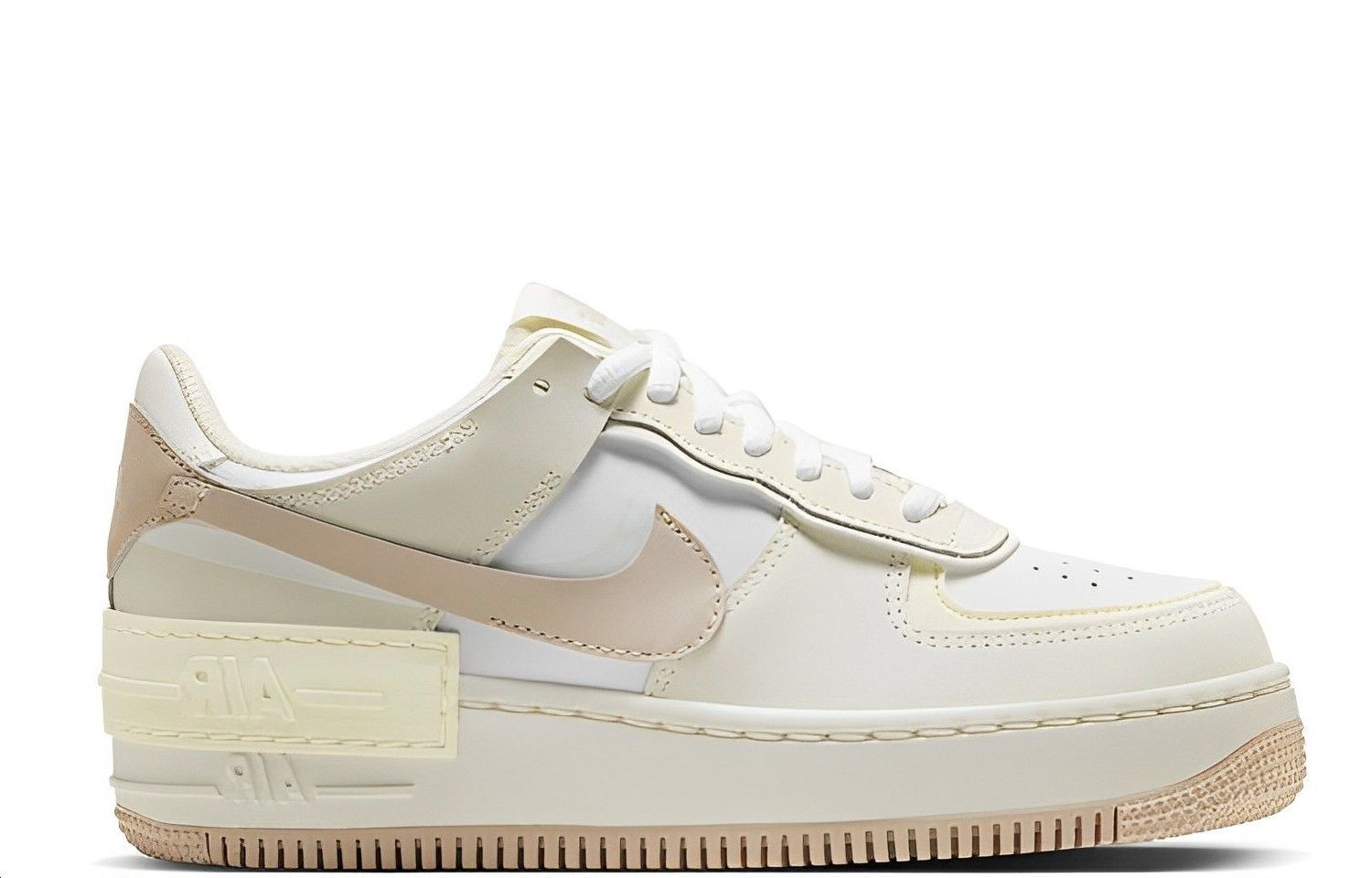 (Women) Nike Air Force 1 Shadow ‚White Fossil Stone‘