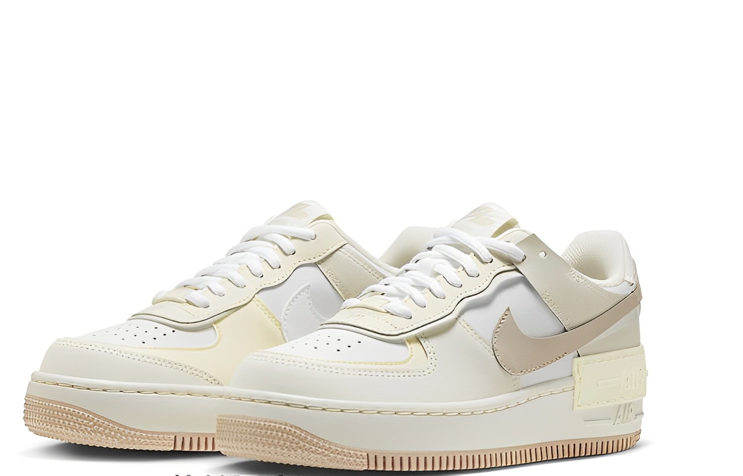 (Women) Nike Air Force 1 Shadow ‚White Fossil Stone‘