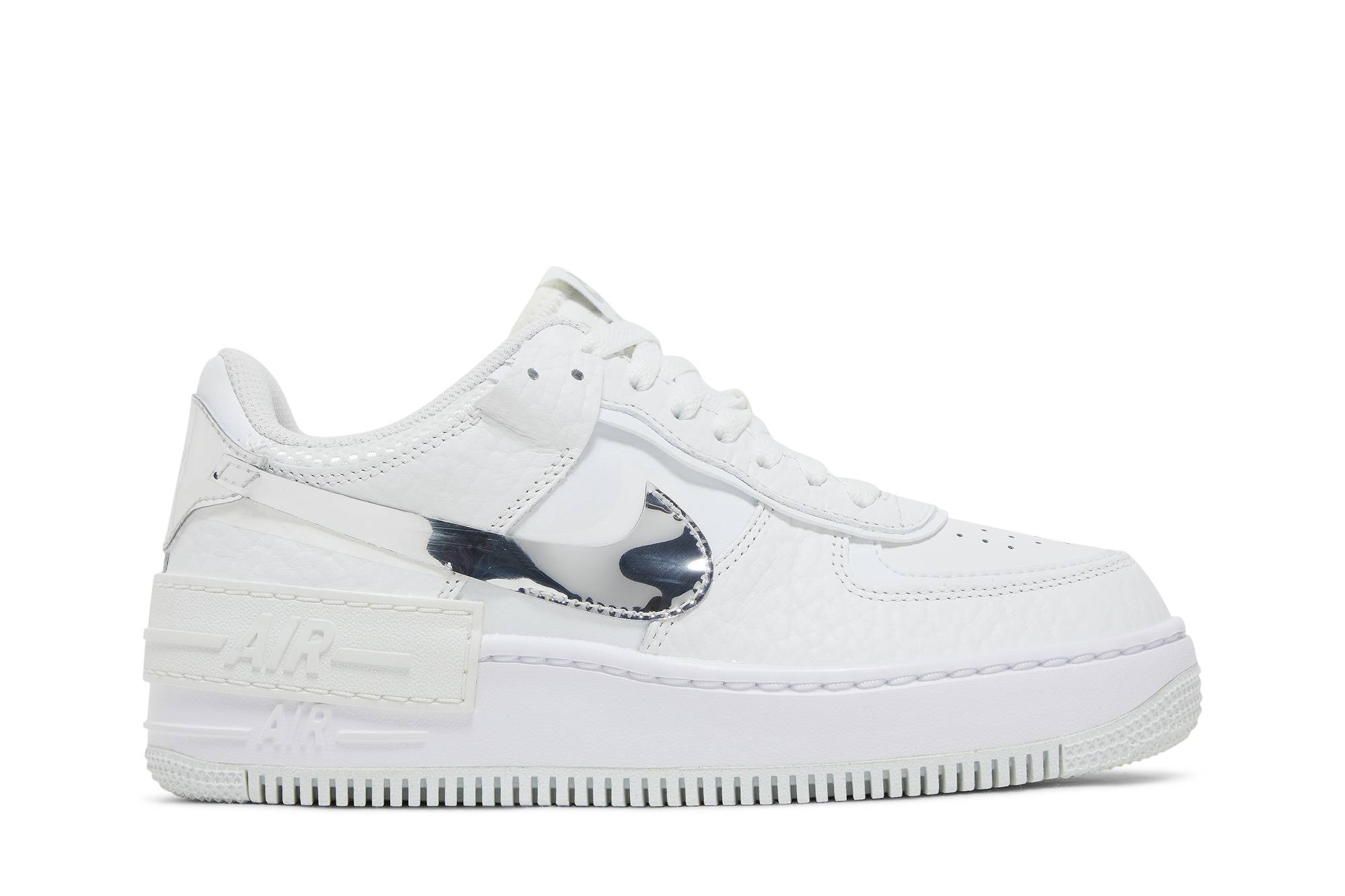 (Women) Nike Air Force 1 Shadow ‚White Metallic Silver‘