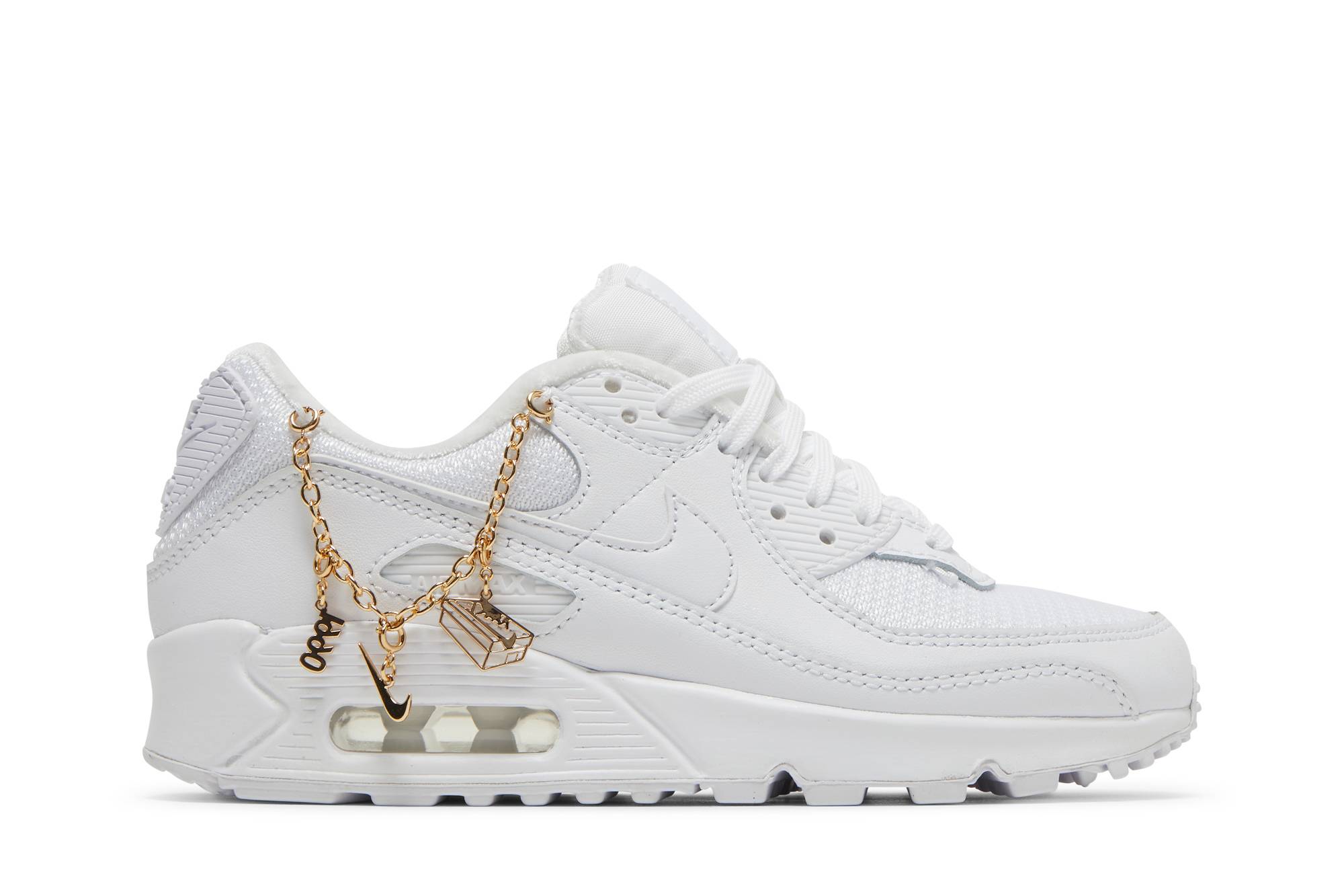 (Women) Nike Air Max 90 ‚Lucky Charms White Metallic Gold‘