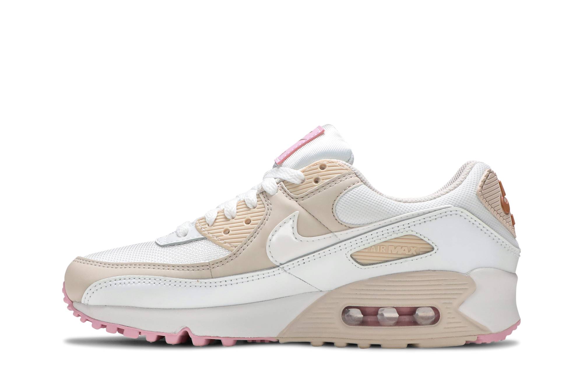 (Women) Nike Air Max 90 Summit White Light Orewood Brown
