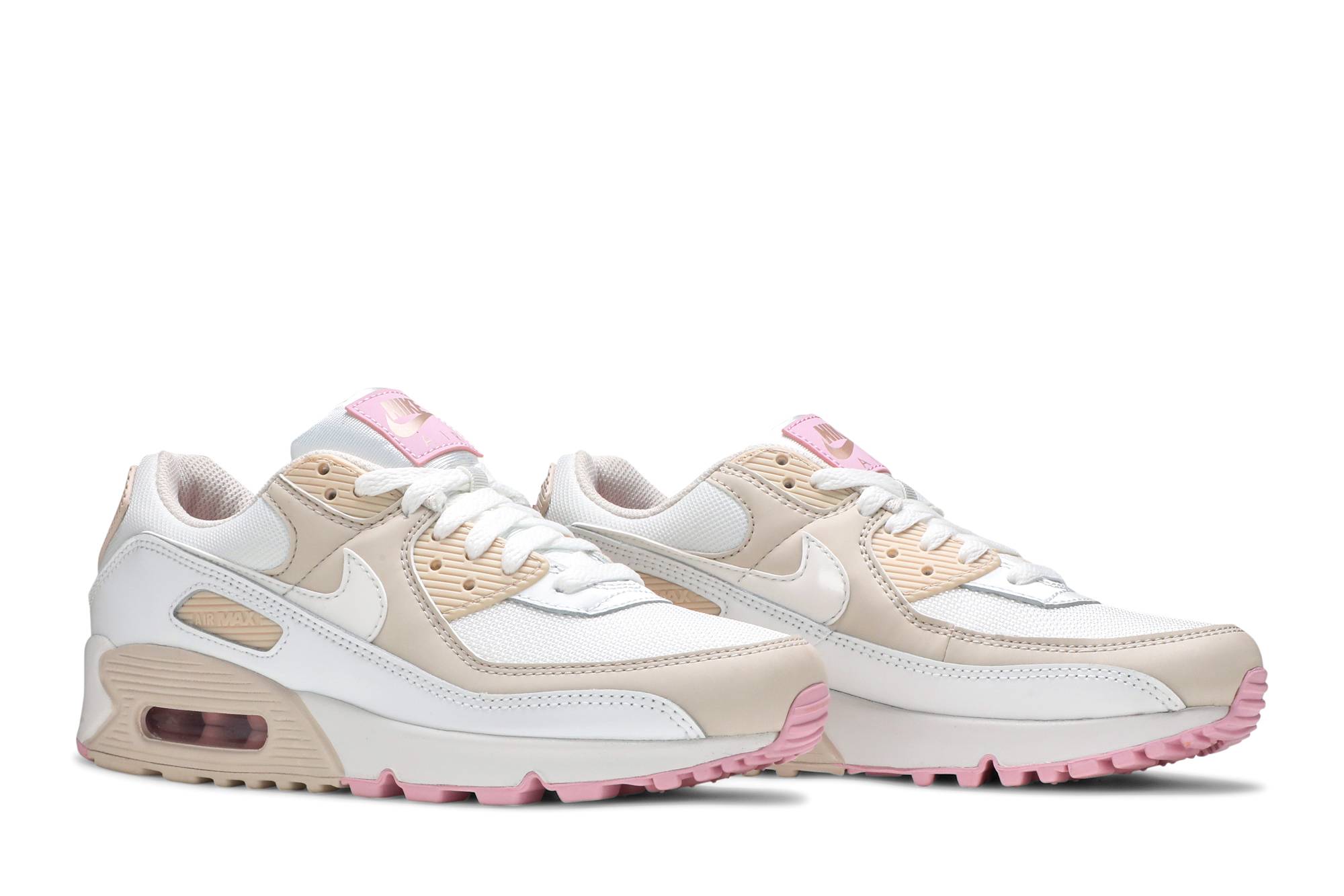 (Women) Nike Air Max 90 Summit White Light Orewood Brown