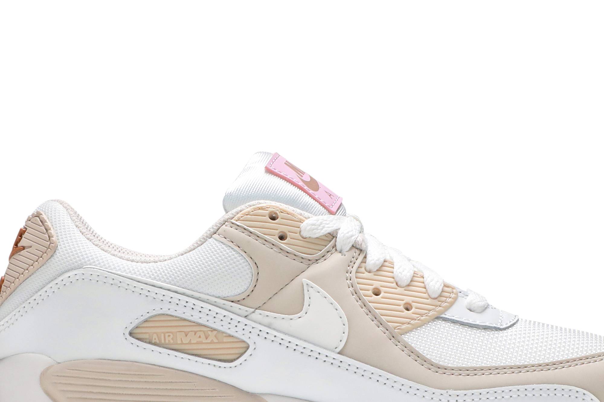 (Women) Nike Air Max 90 Summit White Light Orewood Brown