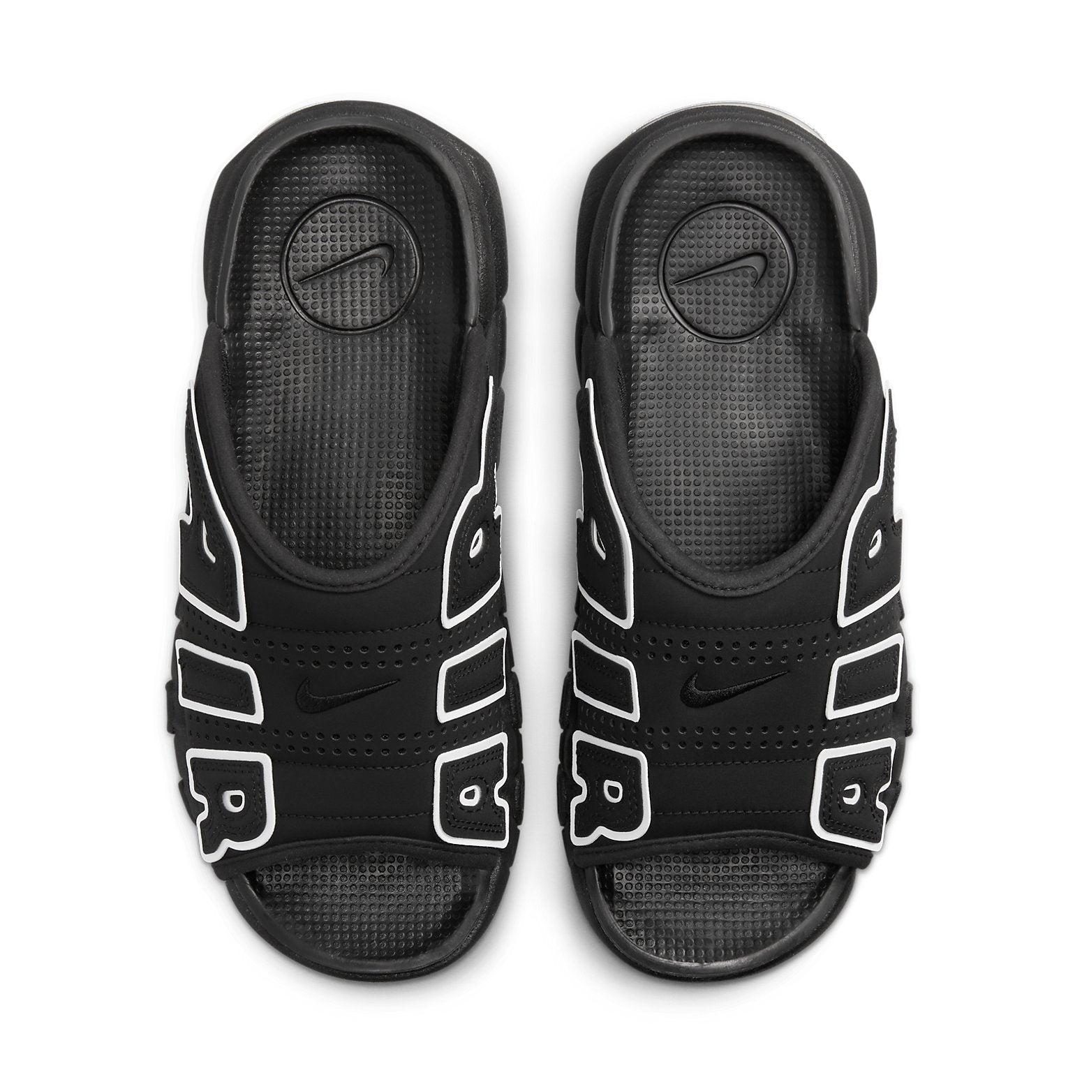 (Women) Nike Air More Uptempo Slide ‚Black White‘