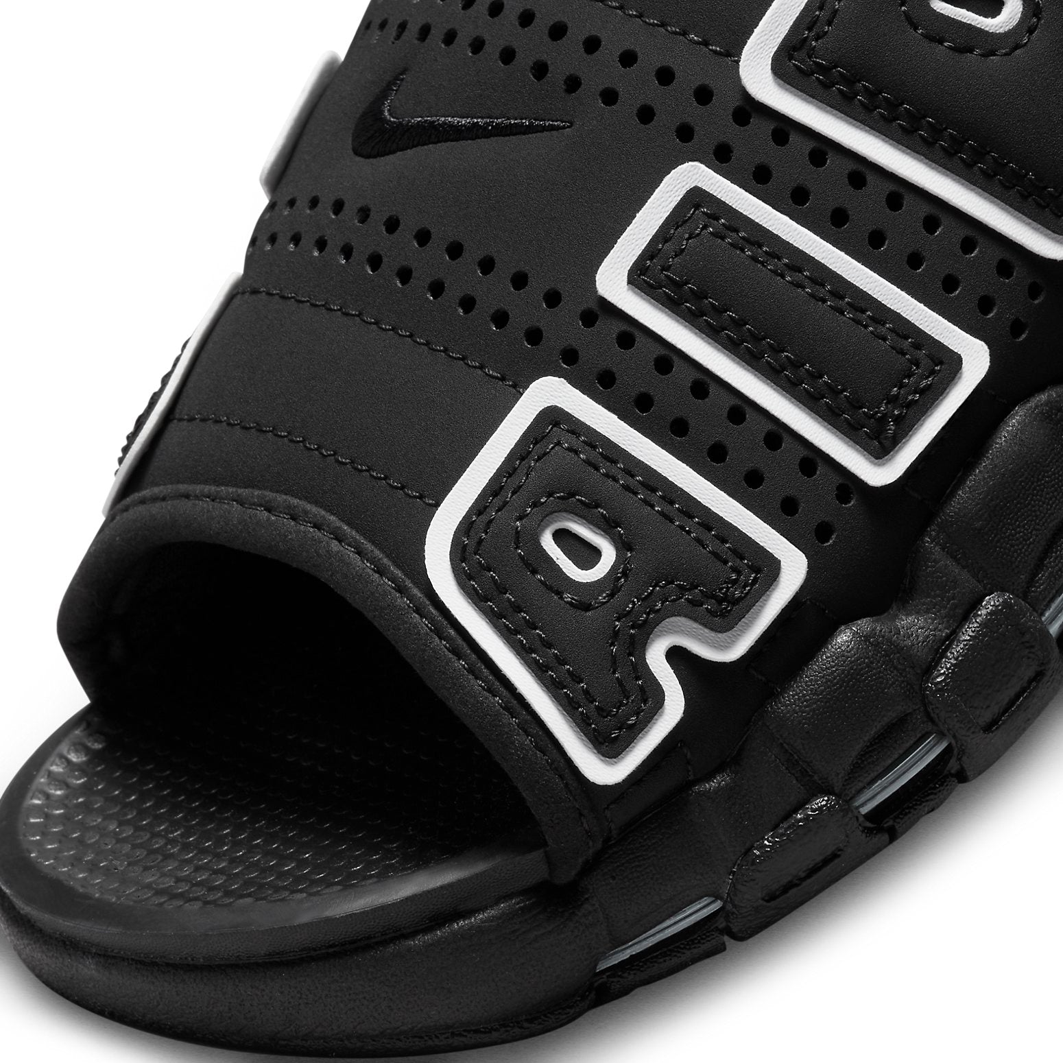 (Women) Nike Air More Uptempo Slide ‚Black White‘