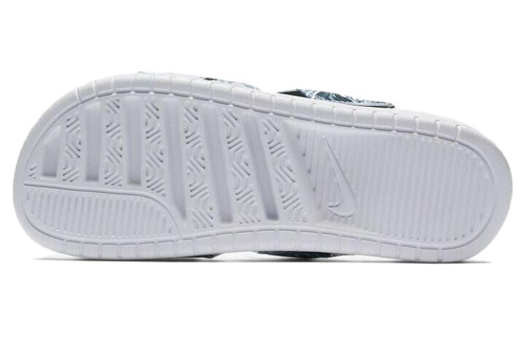 (Women) Nike Benassi Duo Ultra Slide ‚White Blue Black‘
