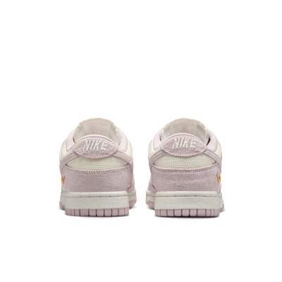 (Women) Nike Dunk Low Sale/White/Metallic Gold/Pearl Pink