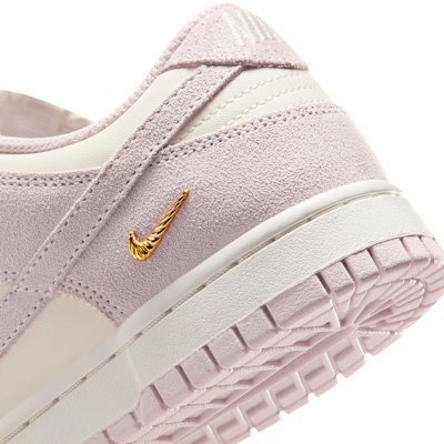 (Women) Nike Dunk Low Sale/White/Metallic Gold/Pearl Pink