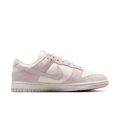 (Women) Nike Dunk Low Sale/White/Metallic Gold/Pearl Pink