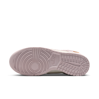 (Women) Nike Dunk Low Sale/White/Metallic Gold/Pearl Pink