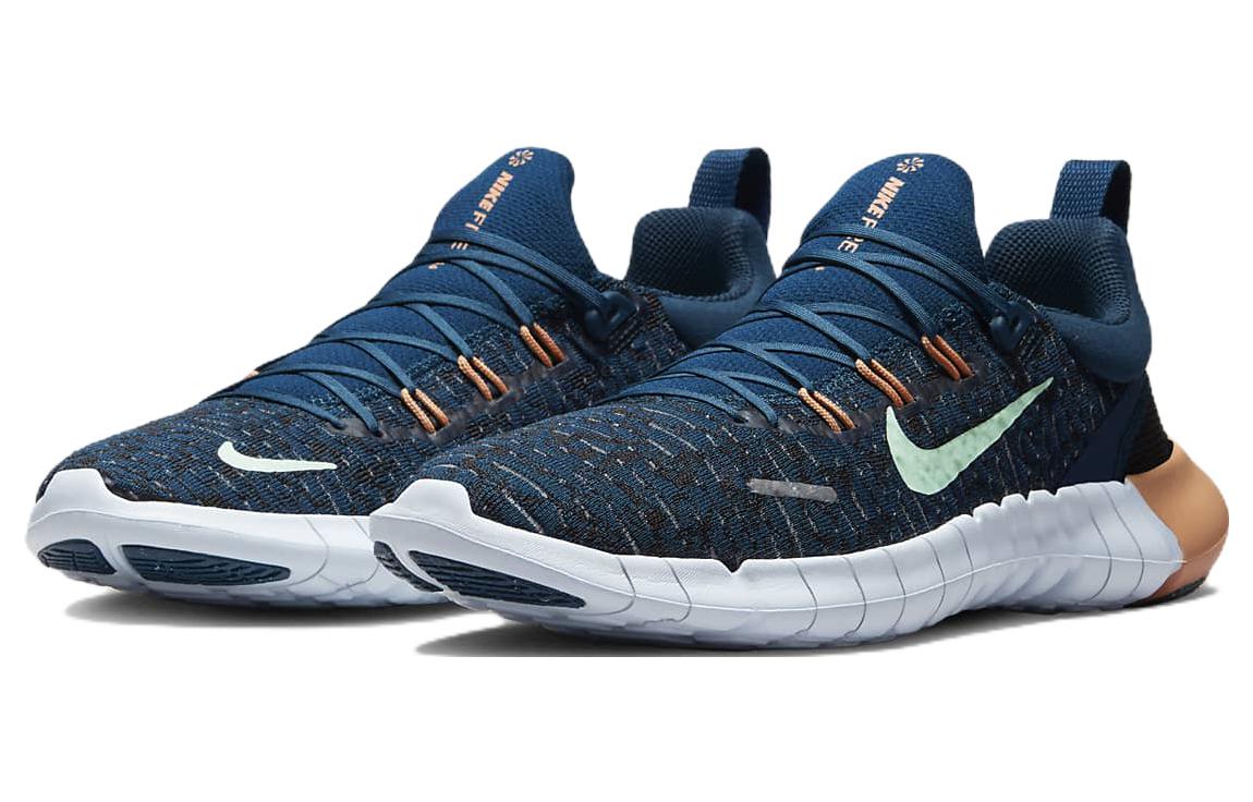 (Women) Nike Free Run 5.0 Next Nature ‚Valerian Blue Orange Trance‘