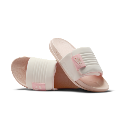 (Women) Nike Offcourt Adjust Slides Sand Drift/Washed Coral/Pale Ivory