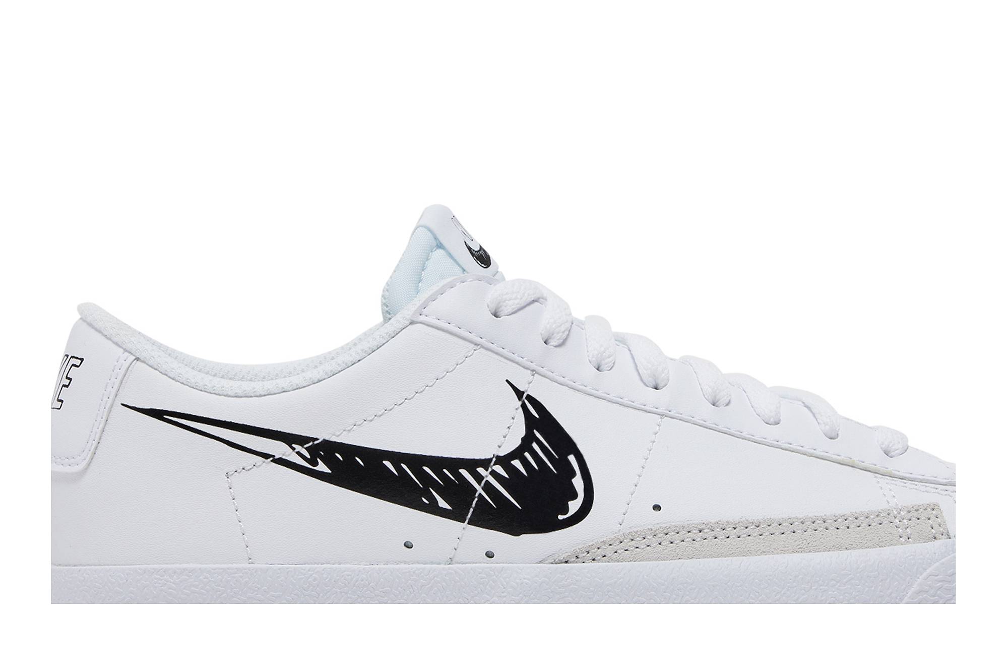 (Youth) Nike Blazer Low ’77 GS ‚Sketch - White Black‘