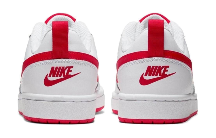 (Youth) Nike Court Borough Low 2 ‚White University Red‘