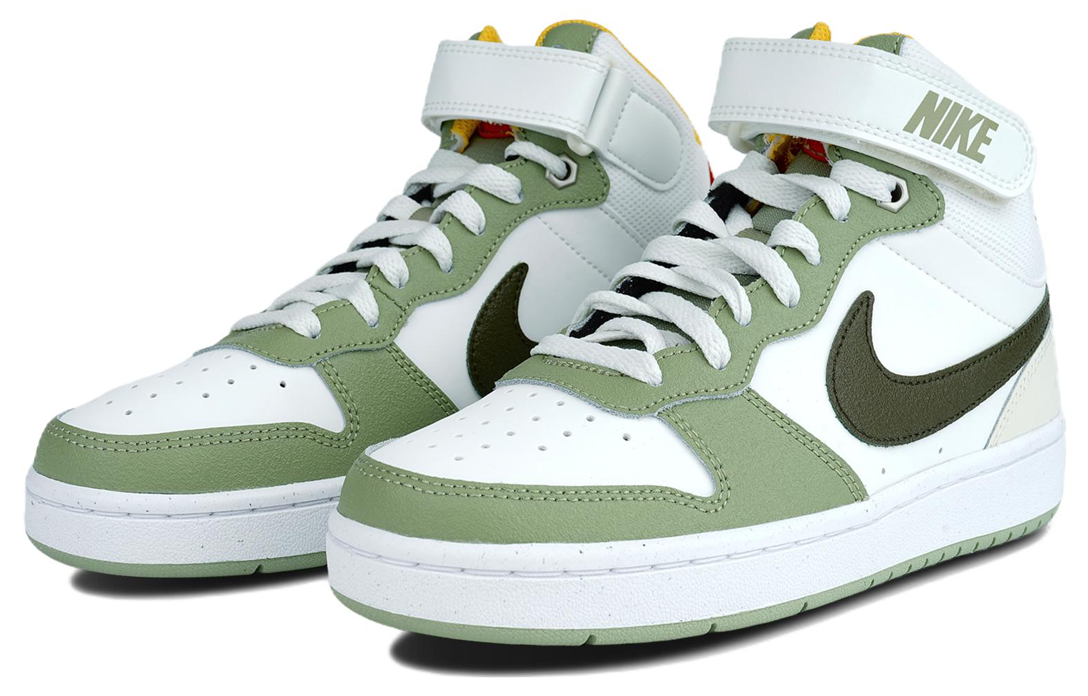 (Youth) Nike Court Borough Mid 2 Shoes ‚Off White Green‘