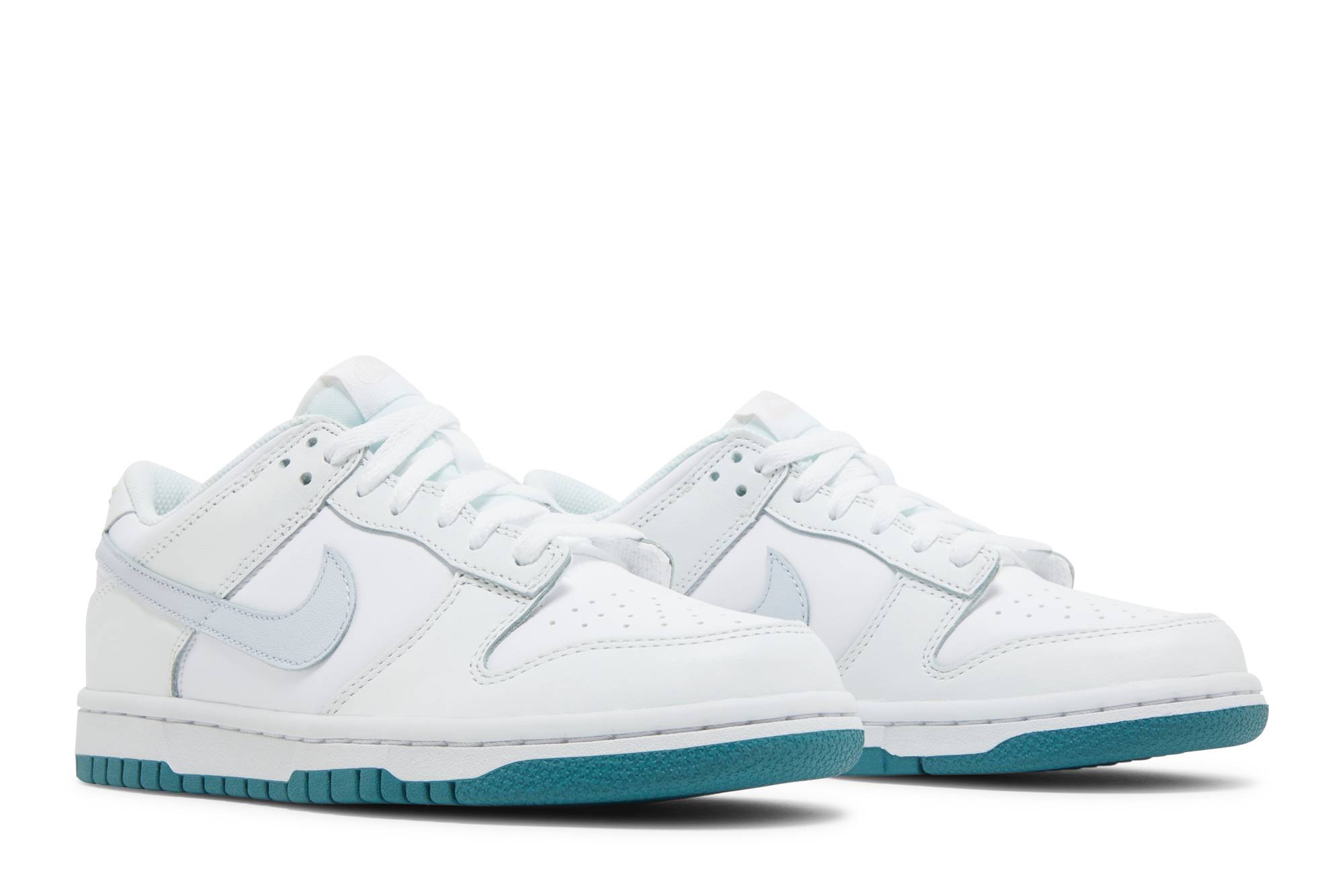 (Youth) Nike Dunk Low ‚White Grey Teal‘