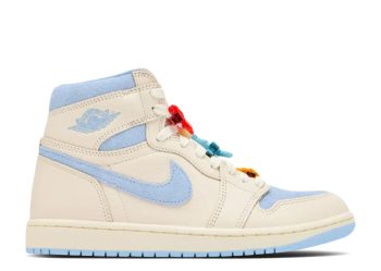 Wmns Jordan 1 High OG ‚Pale Ivory Pyschic Blue‘